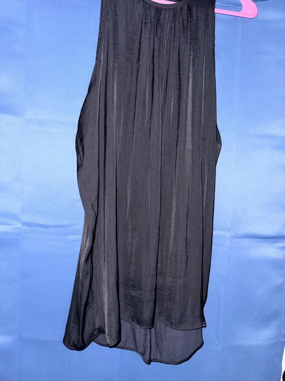 Worthington Black Sleeveless Chiffon Tunic Top